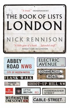 The Book Of Lists London (eBook, ePUB) - Rennison, Nick
