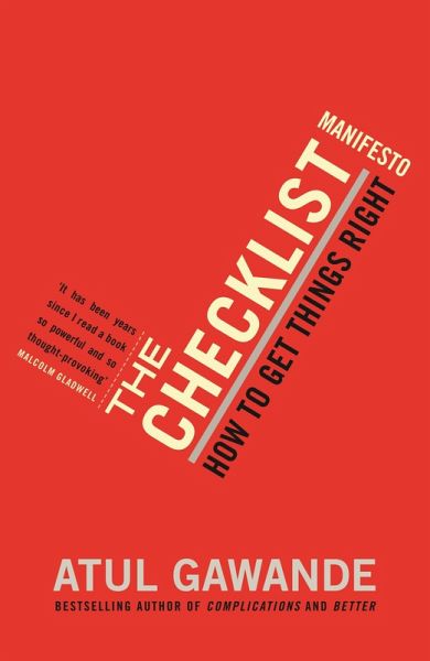 The Checklist Manifesto (eBook, ePUB) The Checklist Manifesto (eBook, ePUB)