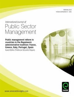Cover Public Management Reform in Countries in the Napoleonic Administrative Tradition (eBook, PDF)
