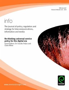 Cover Re-thinking Universal Service Policy for the Digital Era (eBook, PDF)