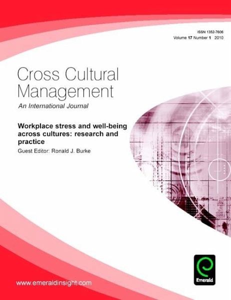 Workplace stress and wellbeing across cultures (eBook, PDF)