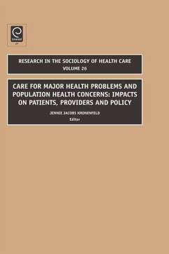 Care for Major Health Problems and Population Health Concerns (eBook, PDF) - Kronenfeld, Jennie Jacobs