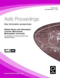 Cover British library and information schools (eBook, PDF)