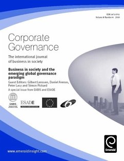 Cover Business in society and the emerging global governance paradigm (eBook, PDF)