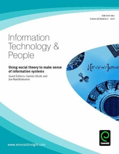 Cover Using social theory to make sense of IS (eBook, PDF)