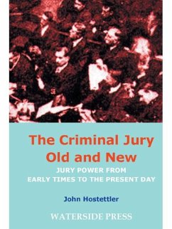 Cover Criminal Jury Old and New (eBook, PDF)