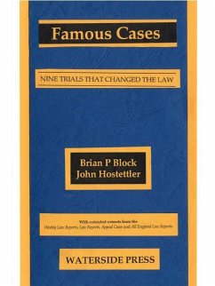 Famous Cases (eBook, PDF) - Block, Brian; Hostettler, John