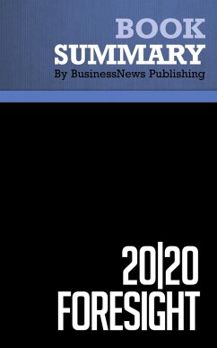 Cover Summary: 20 20 Foresight - Hugh Courtney (eBook, ePUB)