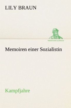 Cover Memoiren einer Sozialistin Kampfjahre