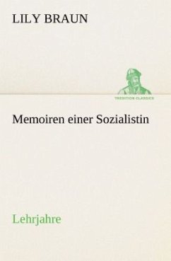 Cover Memoiren einer Sozialistin Lehrjahre