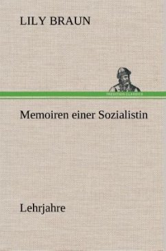 Cover Memoiren einer Sozialistin Lehrjahre