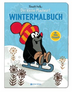 Der kleine Maulwurf, Wintermalbuch - Miler, Zdenek