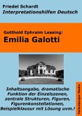 Emilia Galotti - Lektürehilfe und Interpretationshilfe. Interpretationen und Vorbereitungen für den Deutschunterricht. (eBook, ePUB)