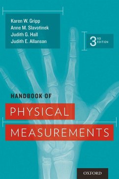 Handbook of Physical Measurements (Updated, Revised) - Gripp, Karen W; Slavotinek, Anne M; Allanson, Judith E