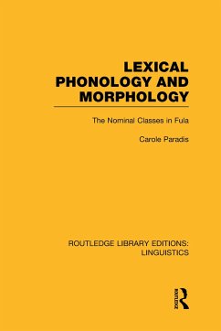 Lexical Phonology and Morphology - Paradis, Carole