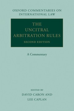 The UNCITRAL Arbitration Rules (eBook, ePUB) - Caron, David D.; Caplan, Lee M.