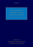The Common European Sales Law in Context (eBook, ePUB)