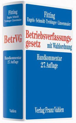 Betriebsverfassungsgesetz (BetrVG), Handkommentar - Fachbuch - bücher.de