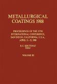 Metallurgical Coatings 1988 (eBook, PDF) Metallurgical Coatings 1988 (eBook, PDF)