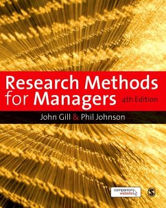 Research Methods for Managers (eBook, PDF) - Gill, John; Johnson, Phil