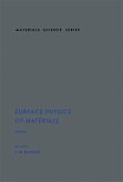 Surface Physics of Materials V1 (eBook, PDF)
