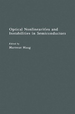 Cover Optical Nonlinearities and Instabilities in Semiconductors (eBook, PDF)