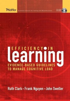 Efficiency in Learning (eBook, ePUB) - Clark, Ruth C.; Nguyen, Frank; Sweller, John