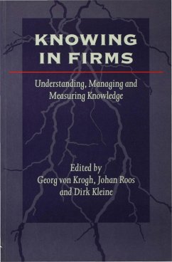 Cover Knowing in Firms (eBook, PDF)