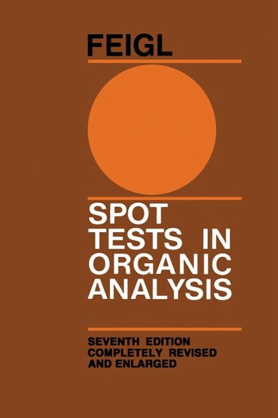 Spot Tests in Organic Analysis (eBook, PDF)