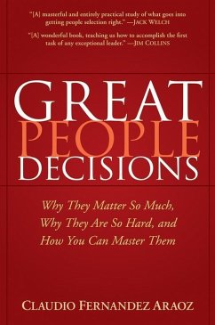 Great People Decisions (eBook, ePUB) - Fernández Aráoz, Claudio