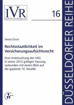 Rechtsstaatlichkeit im Versicherungsaufsichtsrecht - Ernst, Xenia