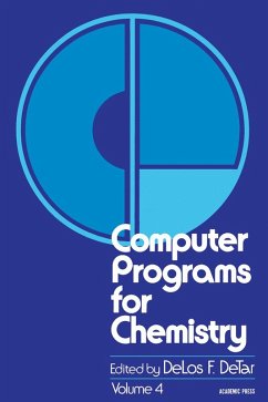 Cover Computer Programs for Chemistry (eBook, PDF)