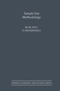 Sample Size Methodology (eBook, PDF) - Desu, M. M.