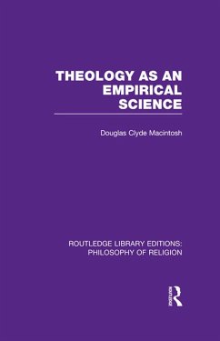 Cover Theology as an Empirical Science (eBook, ePUB)