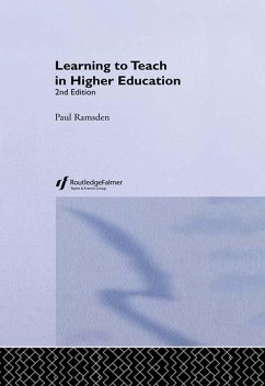 Learning to Teach in Higher Education (eBook, PDF) - Ramsden, Paul