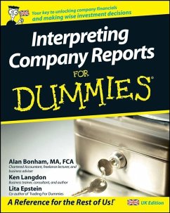 Interpreting Company Reports For Dummies (eBook, PDF) - Langdon, Ken; Bonham, Alan; Epstein, Lita