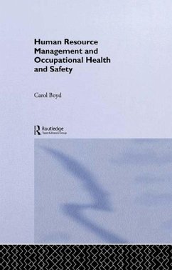 Human Resource Management and Occupational Health and Safety (eBook, ePUB) - Boyd, Carol