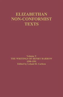 The Writings of Henry Barrow, 1590-91 (eBook, ePUB) Cover The Writings of Henry Barrow, 1590-91 (eBook, ePUB)