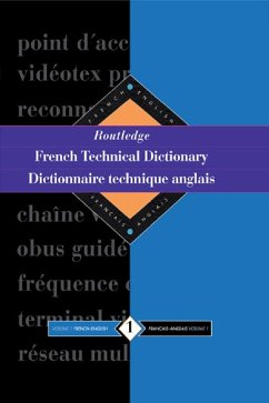 Routledge French Technical Dictionary Dictionnaire technique anglais (eBook, ePUB) - Arden, Yves
