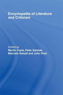 Encyclopedia of Literature and Criticism (eBook, PDF)