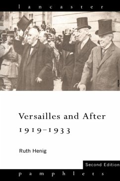 Versailles and After, 1919-1933 (eBook, ePUB) - Henig, Ruth