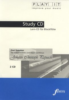 Study-Cd For Recorder - Drei Sonaten - Diverse