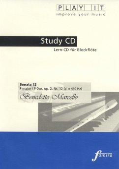 Study-Cd Recorder - Sonata 12,F-Dur,Op.2,Nr. 12 - Diverse