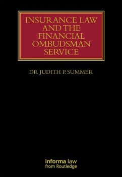 Insurance Law and the Financial Ombudsman Service (eBook, PDF) - Summer, Judith