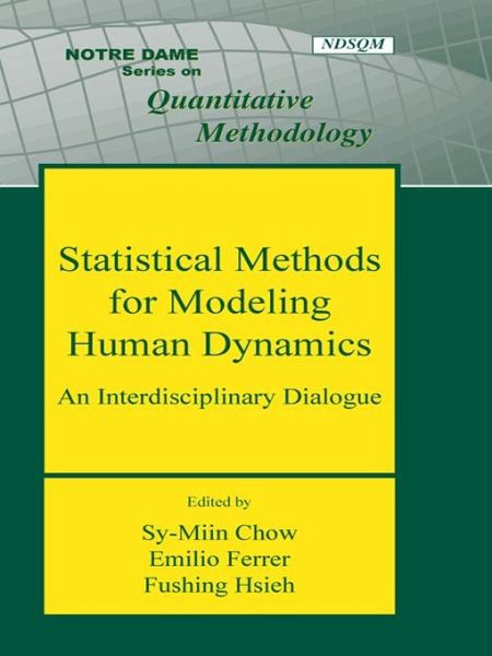 Statistical Methods for Modeling Human Dynamics (eBook, PDF)