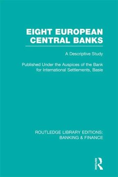 Eight European Central Banks (RLE Banking & Finance) (eBook, PDF) - Various