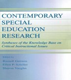 Contemporary Special Education Research (eBook, ePUB)