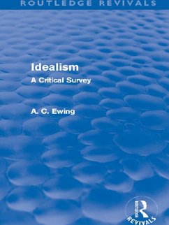 Idealism (Routledge Revivals) (eBook, ePUB) - Ewing, Alfred