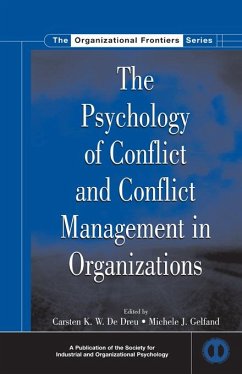 The Psychology of Conflict and Conflict Management in Organizations (eBook, ePUB)