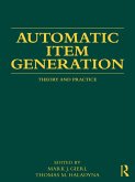 Automatic Item Generation (eBook, ePUB)